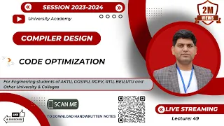 CD49 Code Optimization in Compiler Design Machine Dependent and Independent Optimization