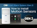 OSI Smart Alarm System Gen 2 - How to Install Motion Sensors Placement Tips OSI Go Direct