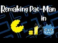 Remaking Pacman in GODOT 2 more of a coding time lapse