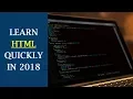LEARN HTML5 IN 2018 FOR BEGINNERS Introduction to HTML programming Build your website quickly
