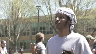 UNCA Students and Staff walkout to protest against N C House Bills