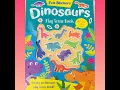 Dinosaur Felt Stickers Play Scene Book