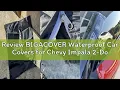 Review BIGACOVER Waterproof Car Covers for Chevy Impala 2 - Coupe 1958-1