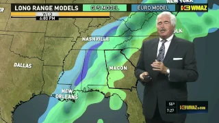 WMAZ-13 Macon GA November 26 2016 6pm newscast Mike Fuller weather segment
