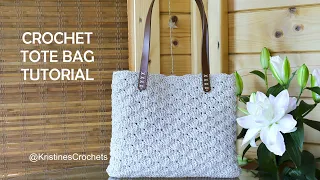Easy Crochet Tote Bag Tutorial