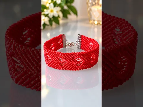 ❤️ J’ai revisité ce bracelet macramé coeur… Vous aimez le résultat ? 😍 #shorts