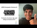 APCS 2020 FRQ Tips to Get a Good Score AP Computer Science A