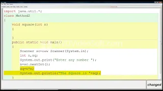 Creating void method with parameters