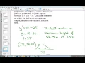 Applications of Derivatives Max Min Problems 1