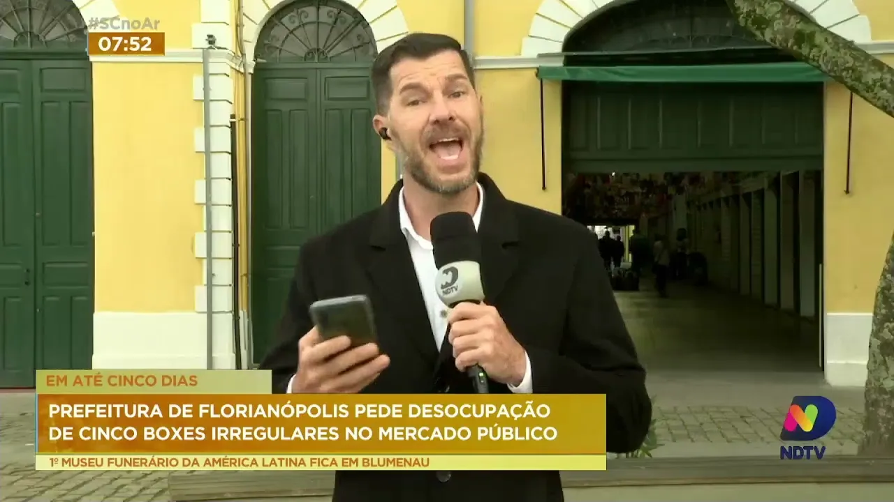 Prefeitura de Florianópolis pede desocupação de cinco boxes irregulares no Mercado Público