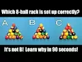 How to PROPERLY rack a game of 8-Ball