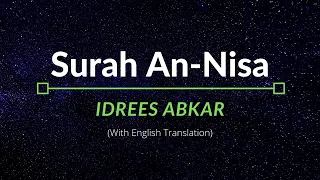 Surah An Nisa Idrees Abkar English Translation 