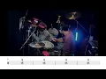 【drum cover】リーチライト / シユイ ドラム 叩いてみた 譜面 杖と剣のウィストリア ED