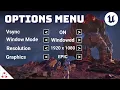 How to make an OPTIONS MENU in Unreal Engine 5 - UI Tutorial