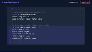 Fix Stack Overflow in Recursive Functions JS Interview