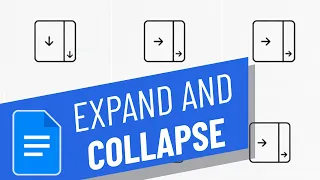 How to Expand Collapse in google docs