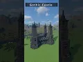 Small Gothic Castle Minecraft Timelapse