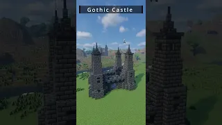 Small Gothic Castle Minecraft Timelapse