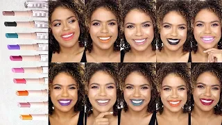 NEW Fenty Mattemoiselle Lipstick Swatches ALL 10 SHADES Lip Swatches Review