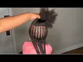 2 layer Braid style for little girls kids braids tutorial summer braid style for kids
