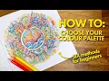 6 WAYS to Choose a COLOUR PALETTE for Adult Colouring Pages