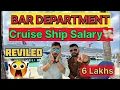 Bar department salary on ship Bartender Salary on cruise How to apply bar job