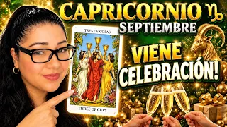 CAPRICORNIO ♑️ ¡Se Cumple Tu Deseo! SEPTIEMBRE Trae Una Gran Celebración Y Alivio Total 💰🎉 Tarot