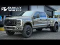 ReadyLift 2 5 on 37x11 5 Nitto s 20 Fuel D675 Blitz Greg s 2026 Ford F350 Dually