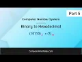 Binary to Hexadecimal Number Conversion