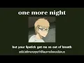 Download Lagu [แปลไทย] Maroon 5 - one more night