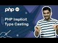 PHP Implicit Type Casting - PHP Tutorial 23