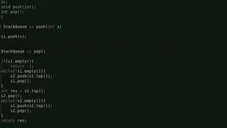 Queue using two Stack Geeksforgeeks leetcode