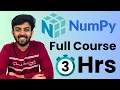 NumPy Full course in 3 Hours Python for AI DS - part 1 code io