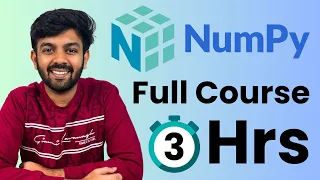 NumPy Full course in 3 Hours Python for AI DS - part 1 code io