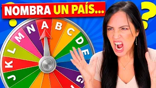 Gira la Ruleta 🎡 Reto del Abecedario 😱 Juego de Asociación de Palabras ♥ Sandra Cires Play