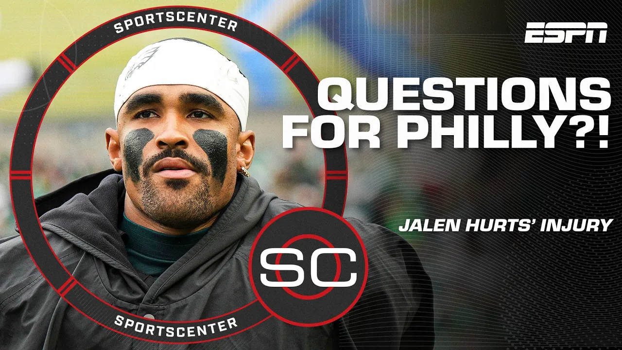 Jeff Saturday questions Eagles' handling of Jalen Hurts' health situation | SportsCenter