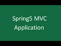 Spring5 C Application with Java-based configuration