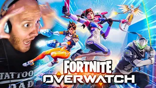 TIMTHETATMAN REACTS TO FORTNITE X OVERWATCH CROSSOVER
