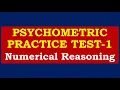 Numerical Reasoning Test Psychometric Test 5-second Challenge Questions by Dr M Jayachandran