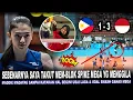 Lagu 🔴KENA MENTAL‼️Middle Blocker Timnas V. Putri Filipina MADDIE M. Akui TAKUT MemBlock Spike Ganas MEGA