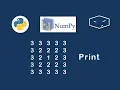 numpy create matrix patterns v5