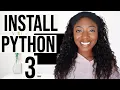 how to install PYTHON 3 on MACBOOK pro python tutorial for absolute beginners install python 3