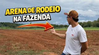 Vamos fazer uma ARENA DE RODEIO na Fazenda