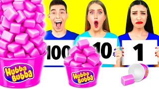 100 Capas de Alimentos Desafío | Fantásticos Desafíos Alimentarios TeenChallenge