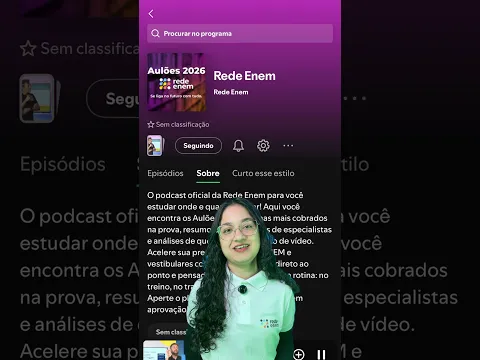🎧📚Siga a Rede Enem no Spotify!