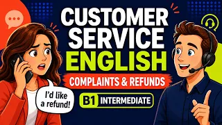 Customer Service English - Complaints Refunds Manager Requests Intermediate Practice