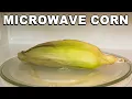 How To Microwave Corn on the Cob with Husk