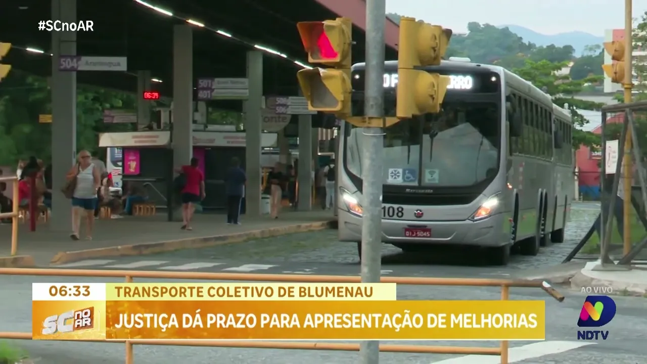 Justiça estabelece prazo para apresentação de melhorias no transporte público de Blumenau