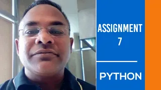 Python assignment 7