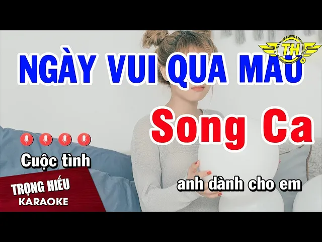 Karaoke Ngày Vui Qua Mau Song Ca Nhạc Sống | Trọng Hiếu
